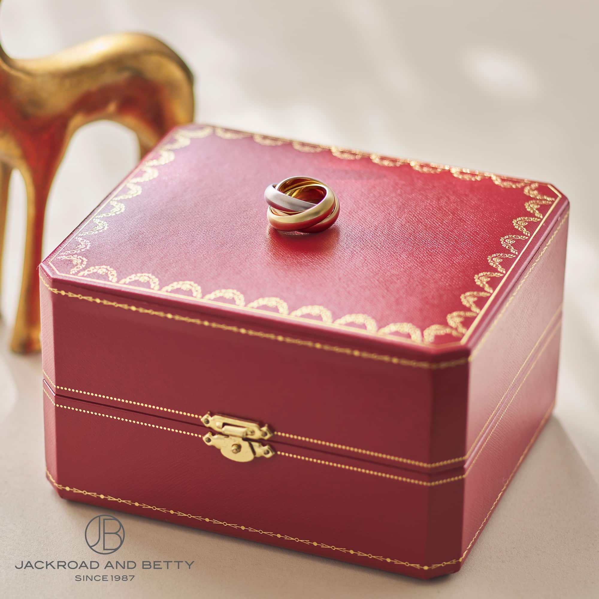 楽天市場】カルティエ CARTIER トリニティ リング XL B4239852 新品