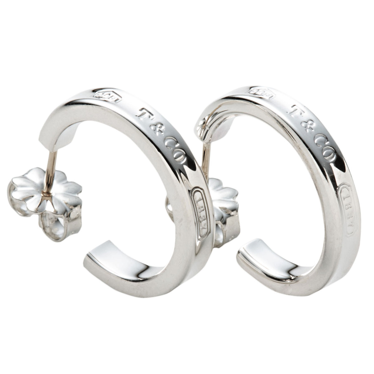 楽天市場】【P3倍】ティファニー ピアス レディース ナローフープ