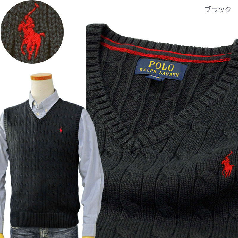 楽天市場】POLO by Ralph Lauren Boy's 定番コットン ケーブル編 V