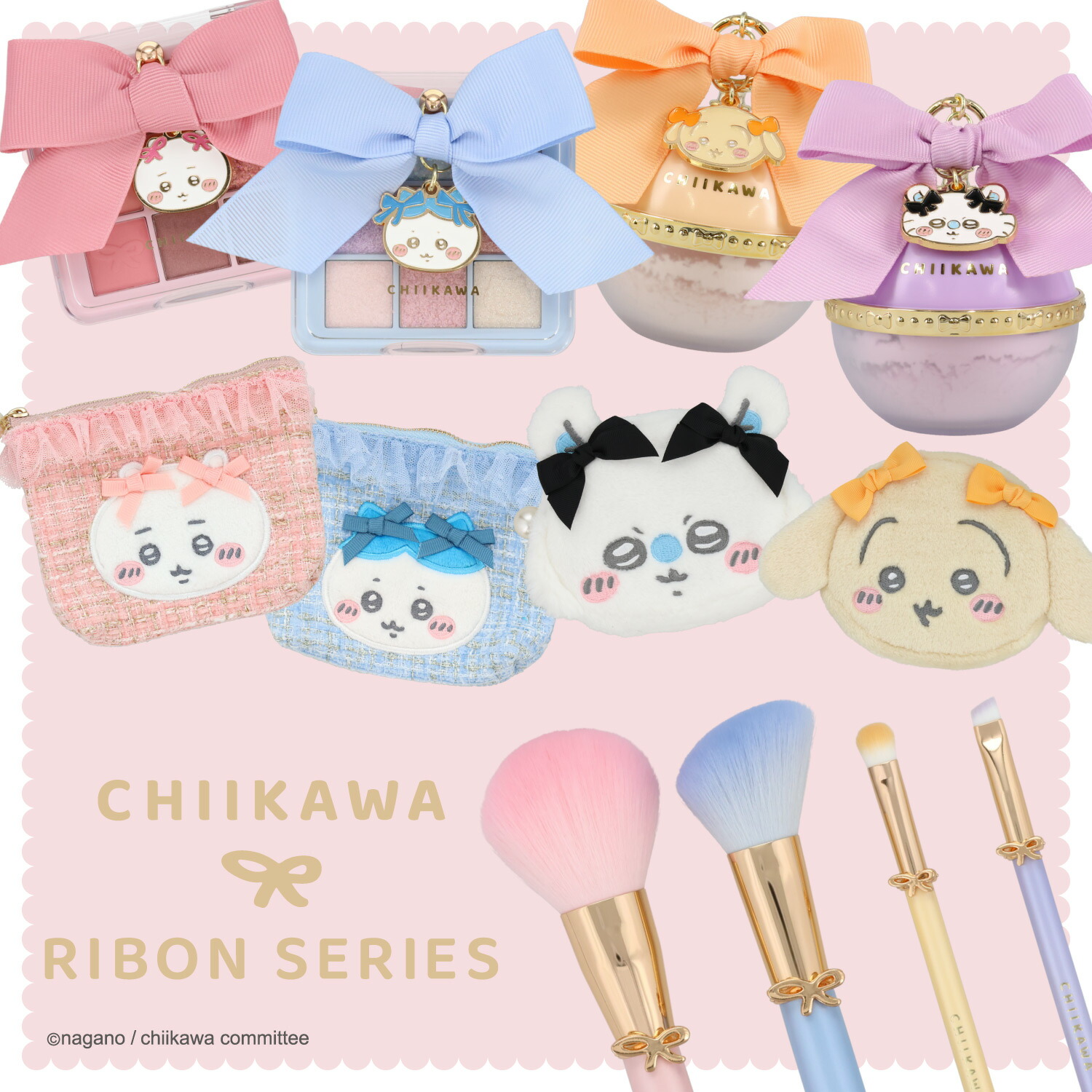 楽天市場】ちいかわ リボンシリーズ ツイードティッシュポーチ ＜ ちい