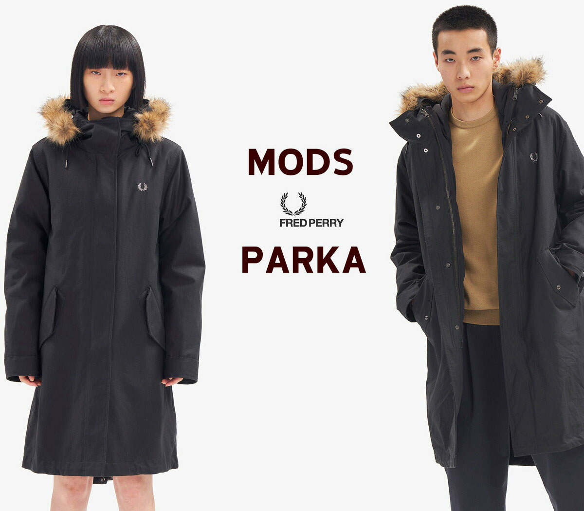 三連休限定値下げ　FRED PERRY モッズコート ダウン FRED PERRY（フレッドペリー） モッズコート ジップイン ライナー