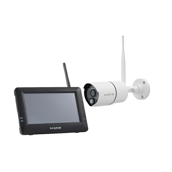 楽天市場】マスプロ電工 WC3A10M ワイヤレスカメラセット モニター