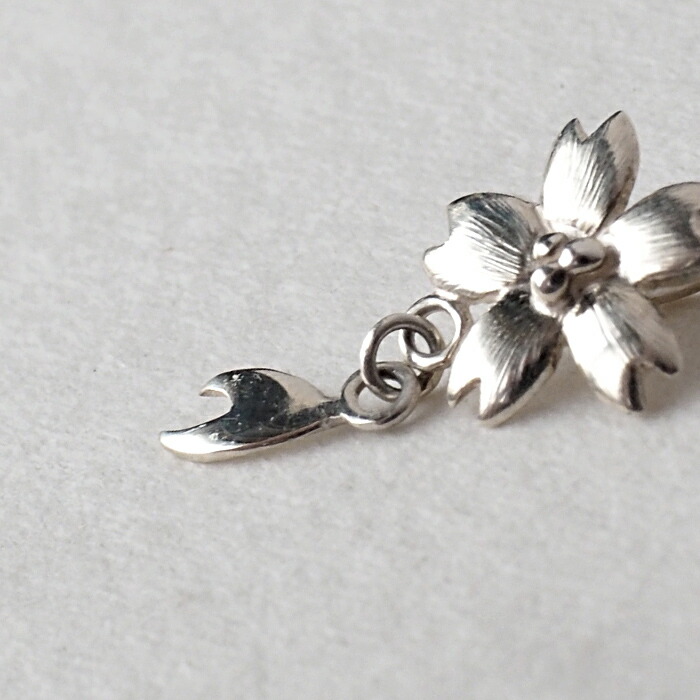 楽天市場】エス 桜ネックレス 桜一つタイプ シルバー925 [S-TS-01