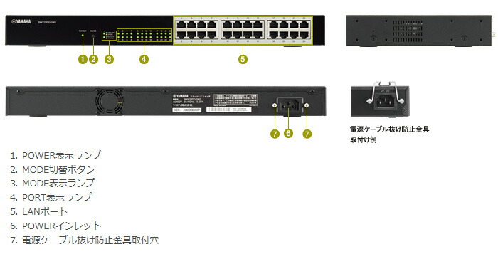 SWX2200-24G ヤマハ スマートL2スイッチ 24ポートの通販情報 - 電池屋