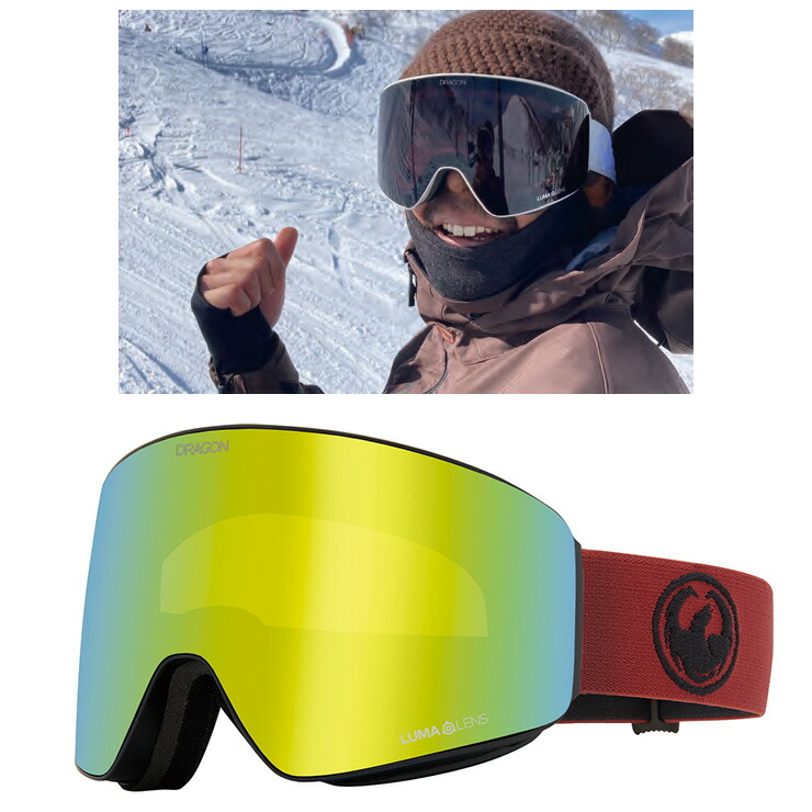 2025 DRAGON ドラゴン スノーボード ゴーグル PXV カラー: CORDOVAN