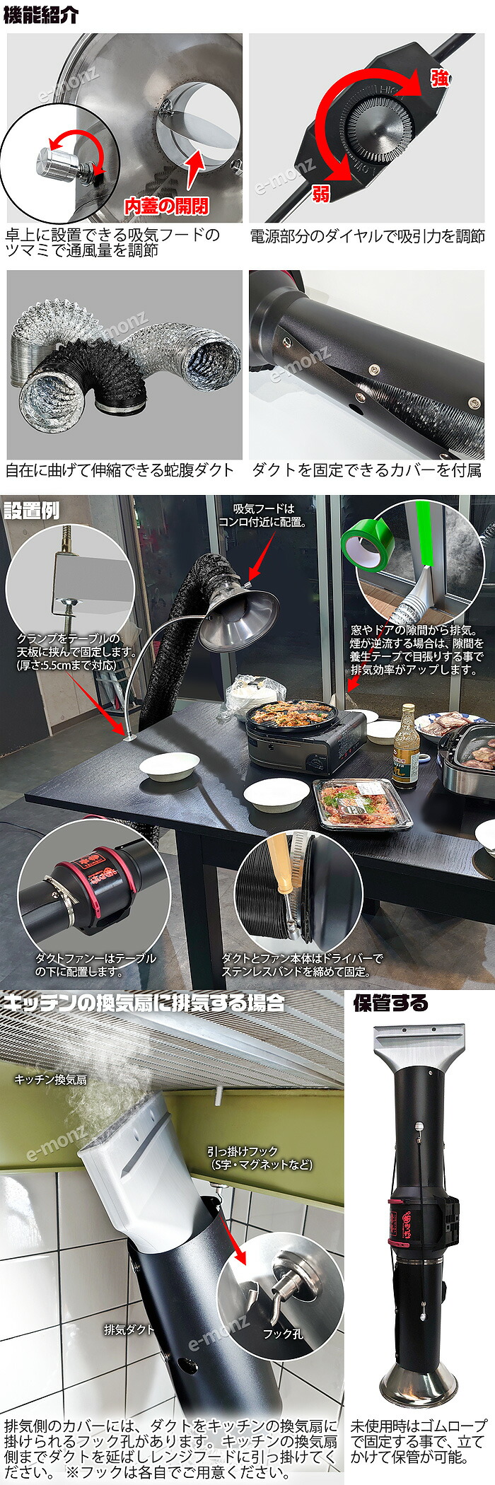 楽天市場】[当社製品保証1年！インボイス対応！] 卓上パワー 排気