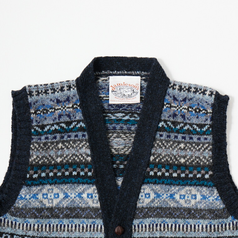 楽天市場】JAMIESON'S (ジャミーソンズ) AOFI VEE NECK WAISTCOAT