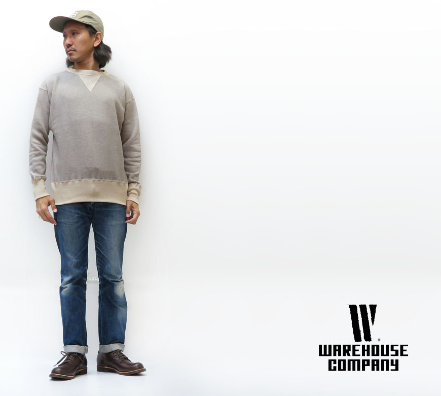 楽天市場】ウェアハウス WAREHOUSE 2本針コンビ 両Vスウェット プル