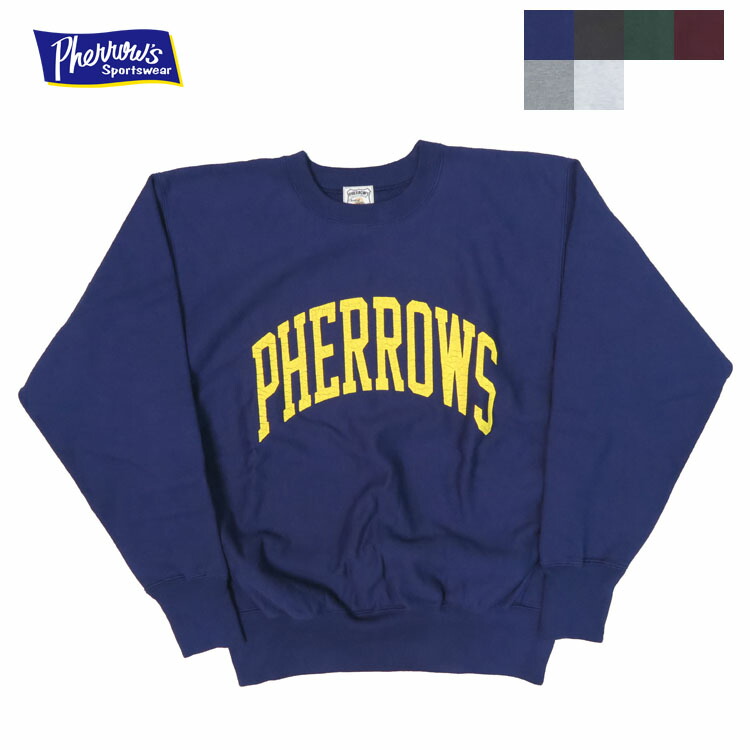 楽天市場】フェローズ Pherrow's クルーネック スウェット Pherrow's