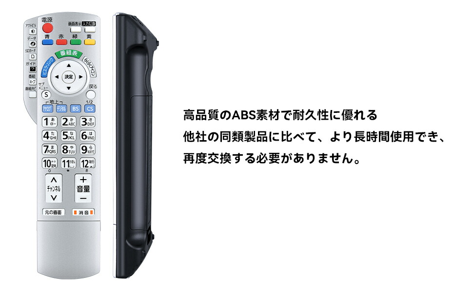 楽天市場】パナソニック テレビリモコン 交換用 N2QAYB000201 for