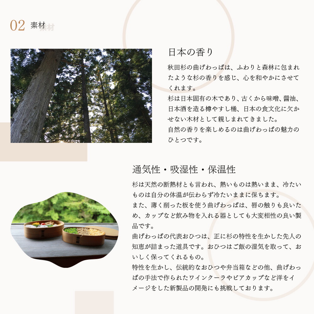 楽天市場】【ふるさと納税】曲げわっぱ おひつ 3合 浅型 日本製 無塗装