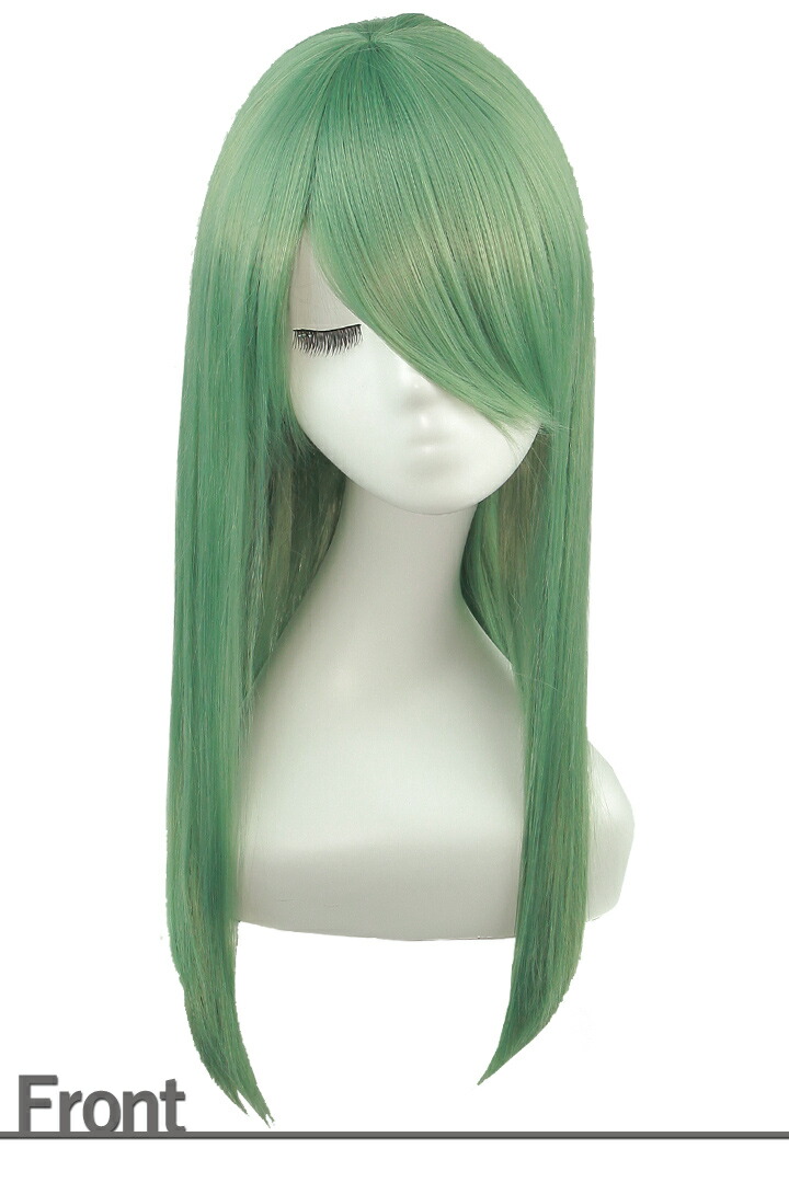 NEW】コスプレウィッグ（ライトロング）【オパールグリーン(MX-004)】