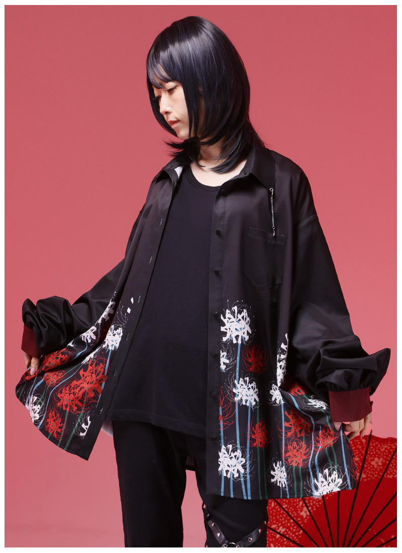 一面に咲く彼岸花シャツ ｜ Favoriteオリジナル