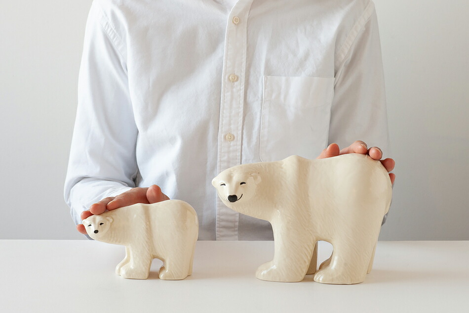 シロクマ（リサ・ラーソン／Lisa Larson） フリーデザイン ｜ 北欧