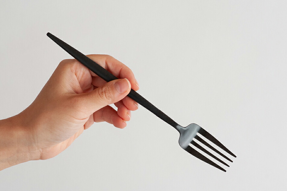 ゴア／GOA ブラック×ブラック カトラリー（クチポール／Cutipol