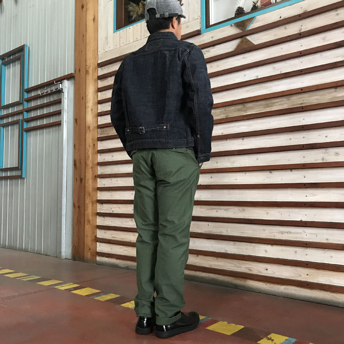 orslow オアスロウ スリムフィットファティーグパンツ ベイカーパンツ