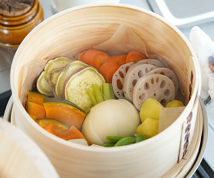 楽天市場】山一 特級和せいろ 27 身蓋鍋セット ひのき 国産 蒸籠