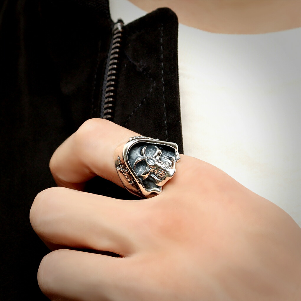 Catalonia 死神 デス スカル シルバーリング 11～27号 スカルリング