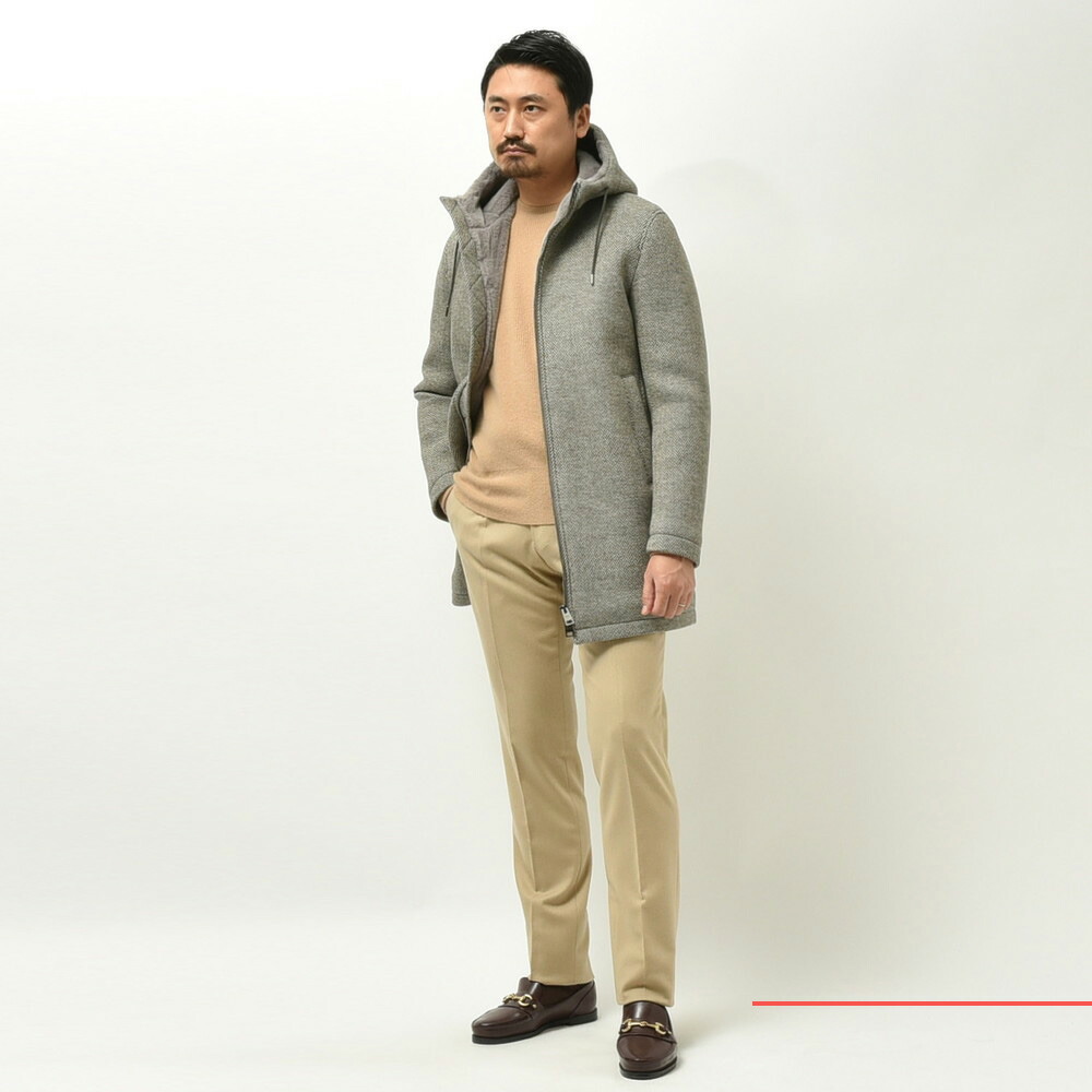 HERNO（ヘルノ）RESORTリゾート 3レイヤーボンディングヘリンボーン