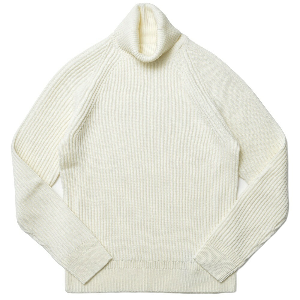 ZANONE（ザノーネ）ミドルゲージウールリブタートルネックニット DV