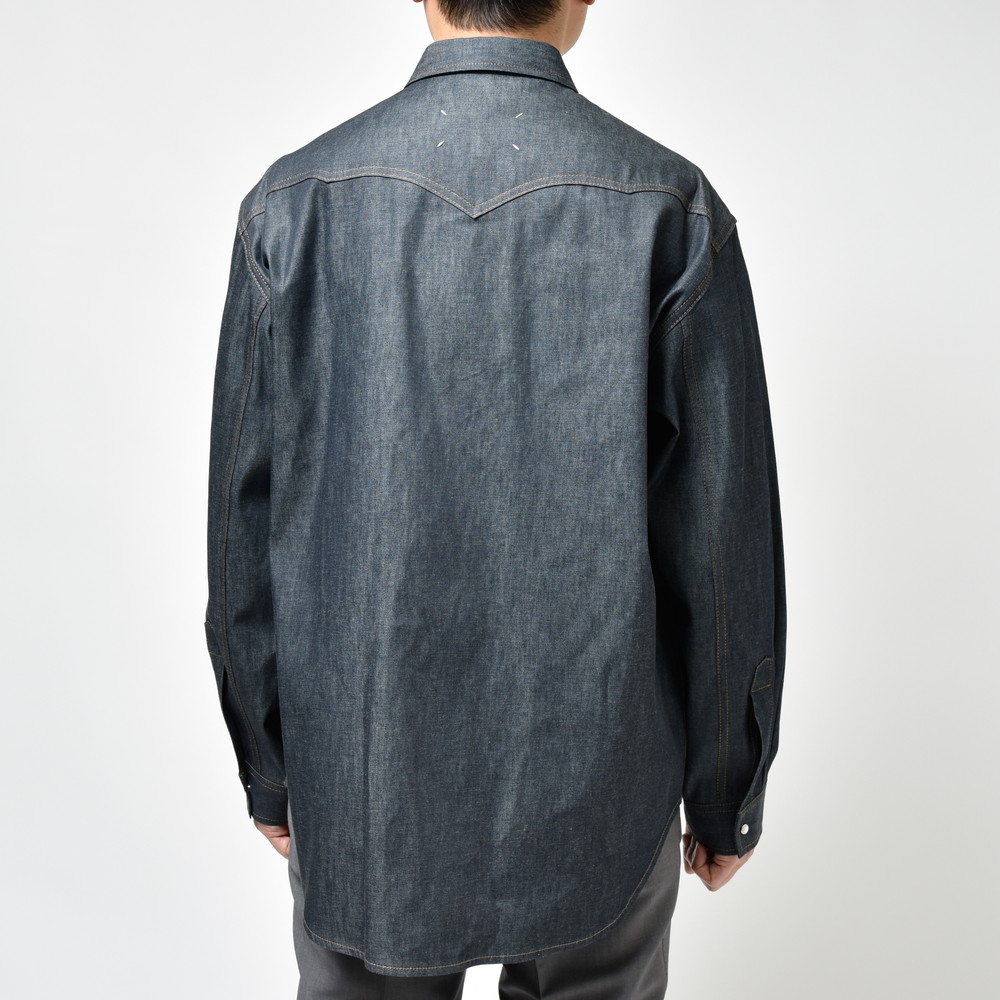 Maison Margiela（メゾン マルジェラ）コットンデニムウエスタンシャツ
