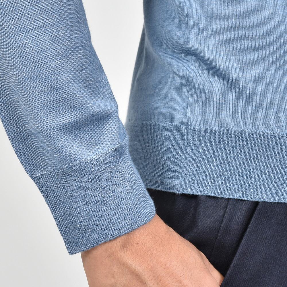 ZANONE（ザノーネ）ハイゲージカシミアシルクタートルネックニット DV