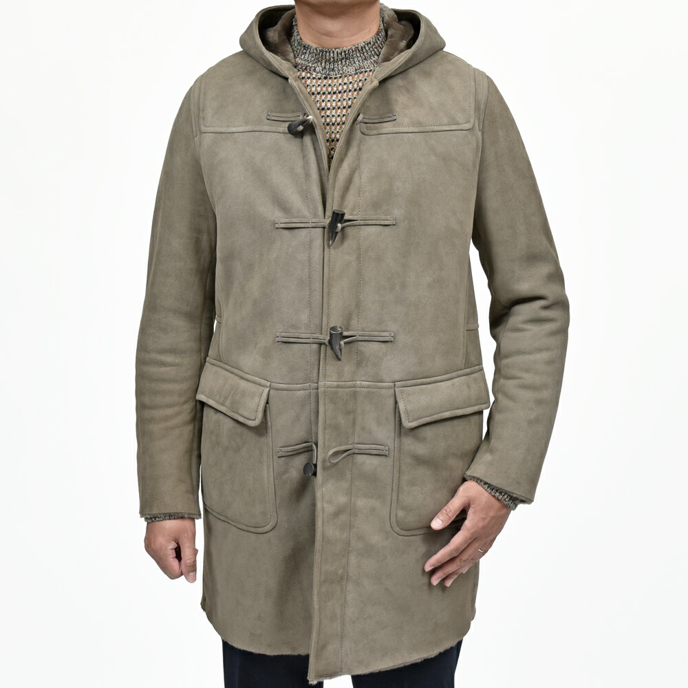 ALTACRUNA（アルタクルーナ）ムートンスエードダッフルコート 85907