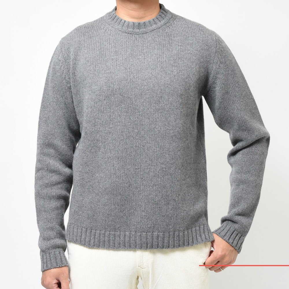 nomiamo（ノミアモ）ミドルゲージエコカシミアクルーネックニット SP03