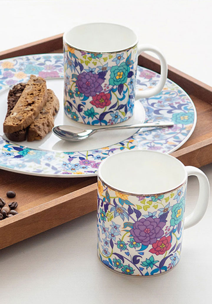 楽天市場】NIKKO フラワーダンス ペアマグセット ホワイト ブルー