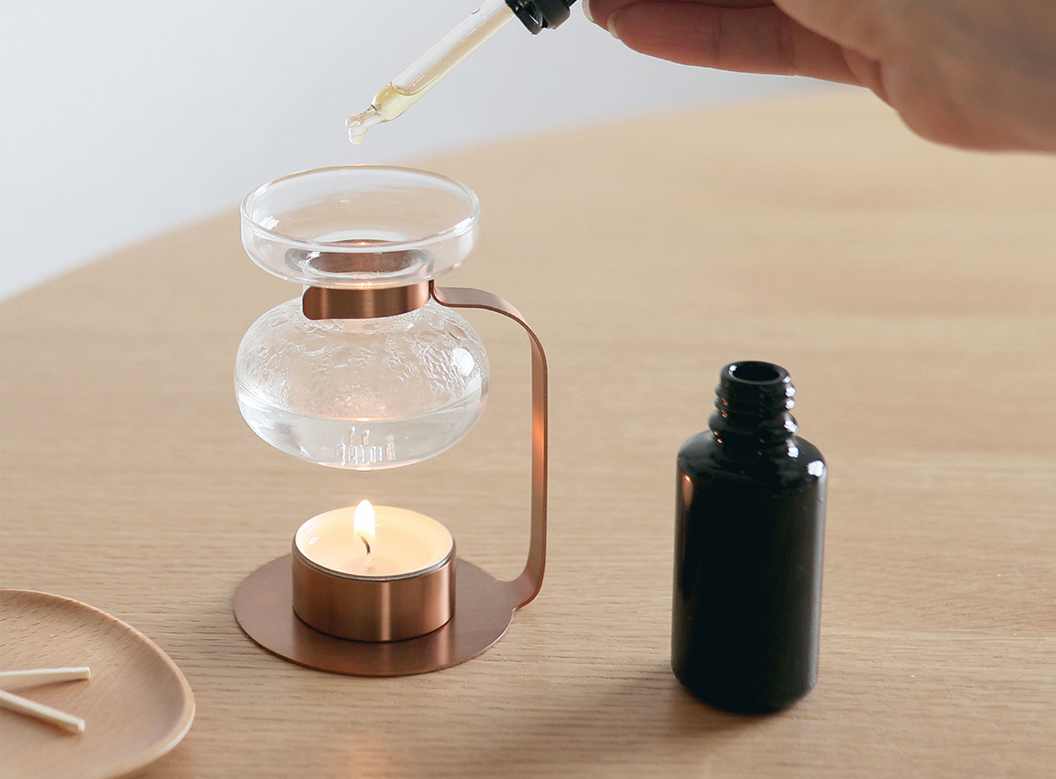 楽天市場】KINTO アロマオイルウォーマー AROMA OIL WARMER ガラス