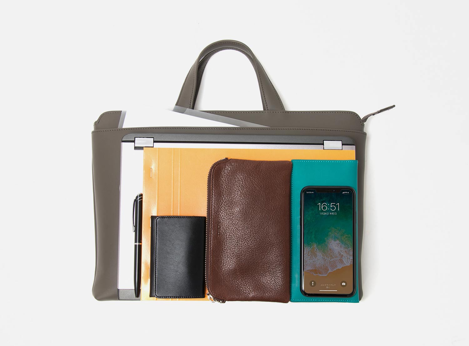 楽天市場】TRION トライオン ブリーフバッグ S 革 本革 レザー 通勤