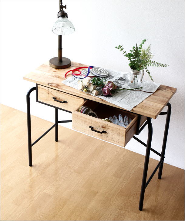 楽天市場】コンソールデスク おしゃれ コンソールテーブル アイアン