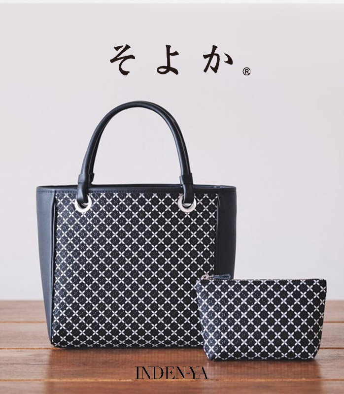 印傳屋 印伝 未使用級　ショルダー バッグ そよか 七宝　保存袋　箱付き SOYOKA | 印傳屋 | INDEN-YA