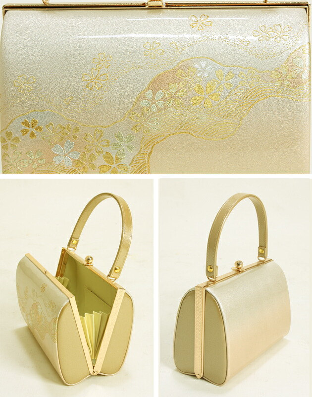 草履バッグセット【レンタル品】ゴールド系-88 草履 バッグ セット