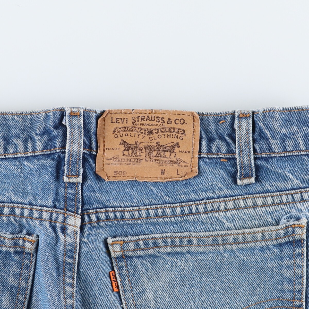 古着 90年代 リーバイス Levis 509 オレンジタブ ストレートデニム