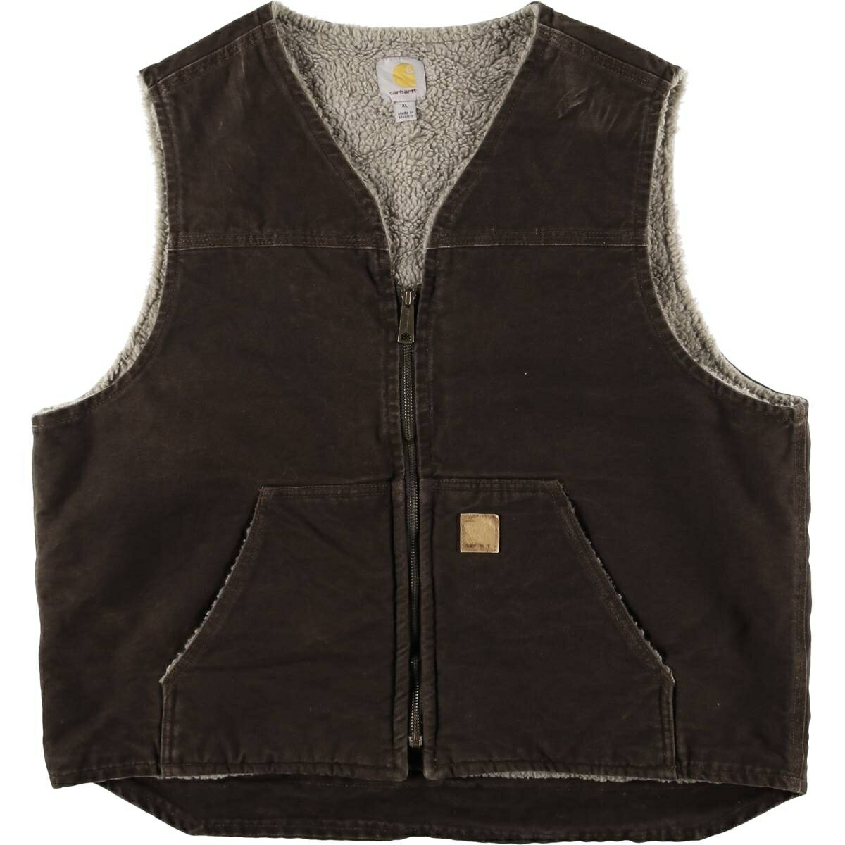古着 カーハート Carhartt ダックベスト メンズXL相当 /eaa588691