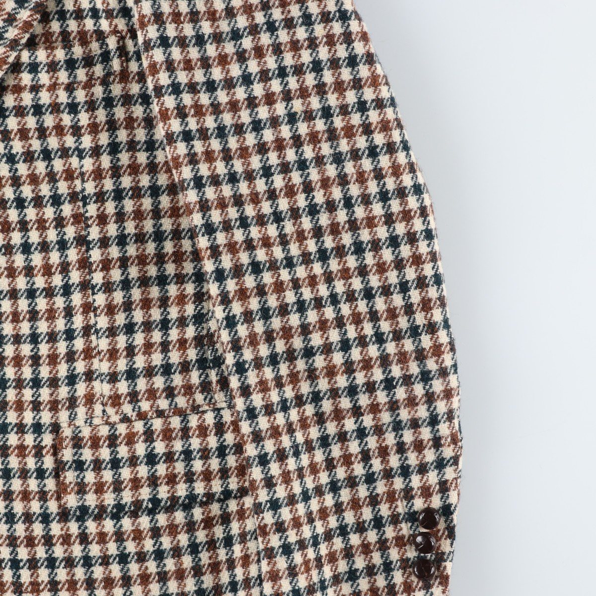 古着 80～90年代 ハリスツイード Harris Tweed 千鳥格子柄 ウール