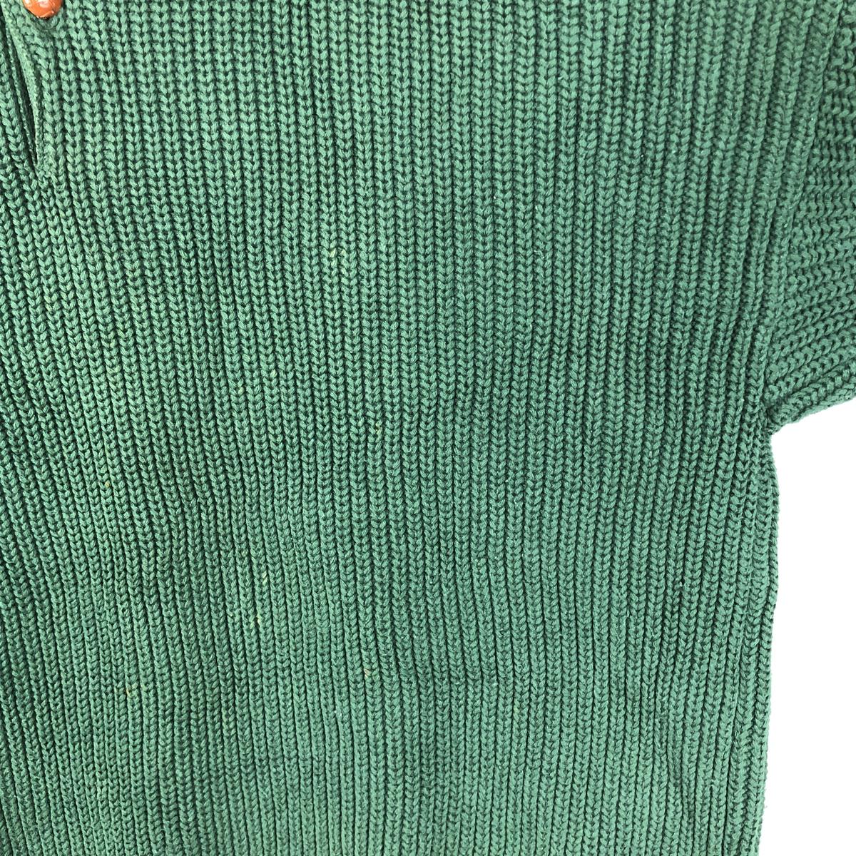 古着 90年代 ウールリッチ WOOLRICH リブ編み ヘンリーネック コットン