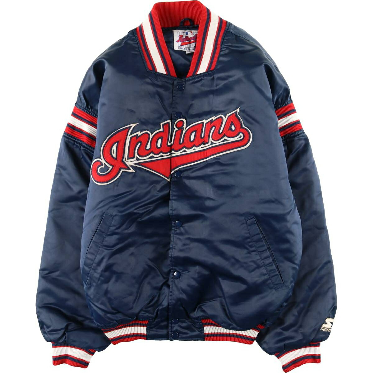 古着 90年代 スターター Starter MLB CLEVELAND INDIANS