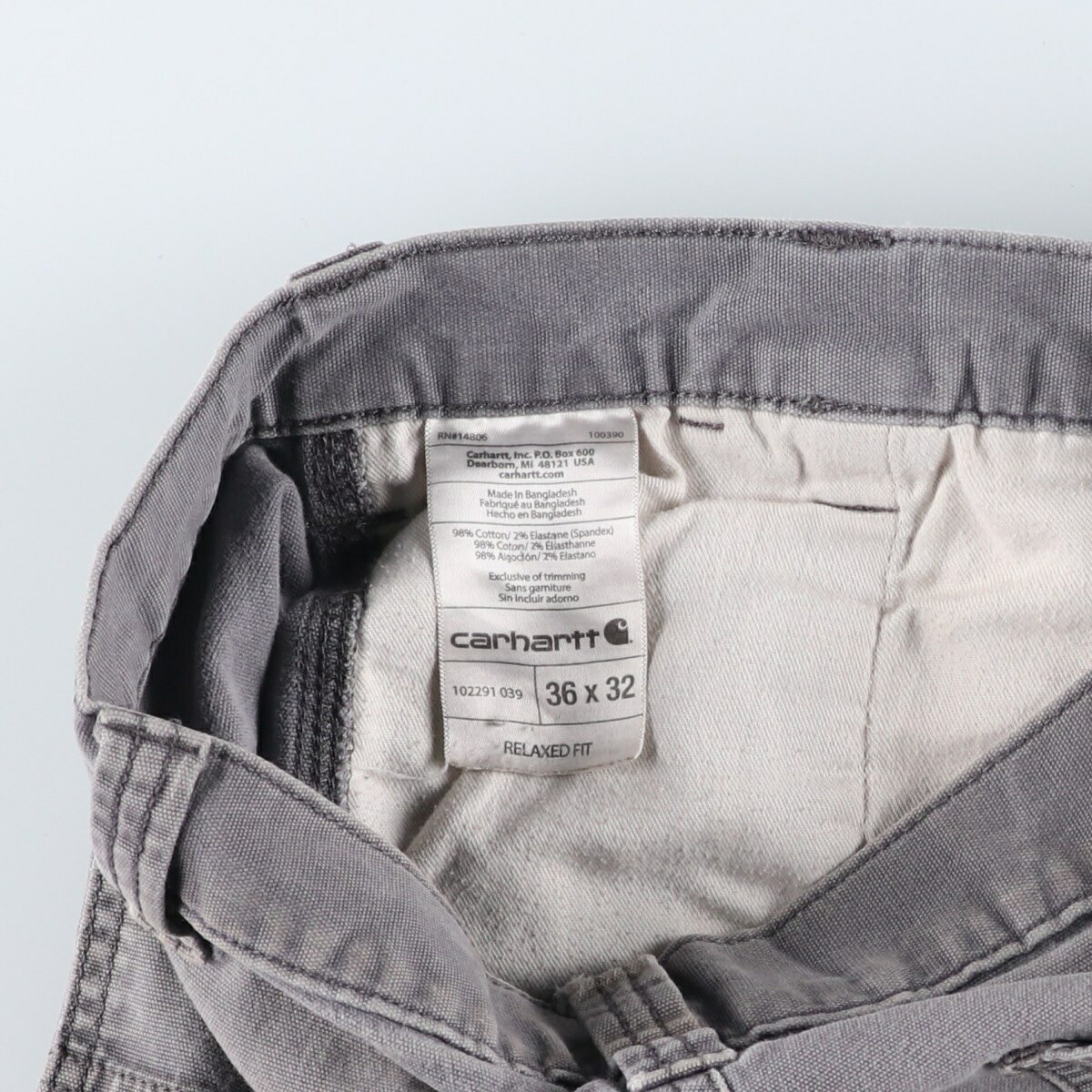 古着 カーハート Carhartt RELAXED FIT ペイント ワークパンツ メンズ
