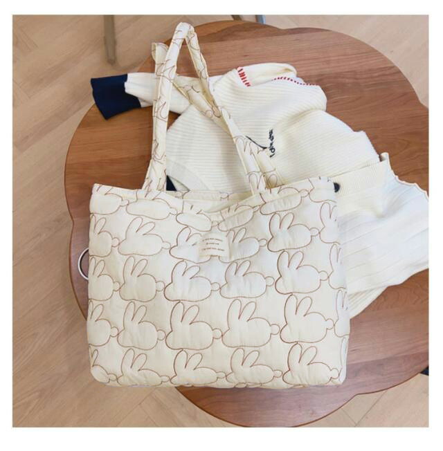 楽天市場】 ママバッグ バッグ 大きめ A4 キルティング ナイロン