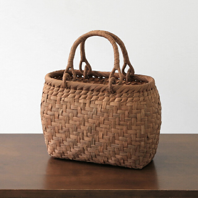 楽天市場】まんまるやさしいやまぶどう籠(リング取手/小サイズ)(約)最