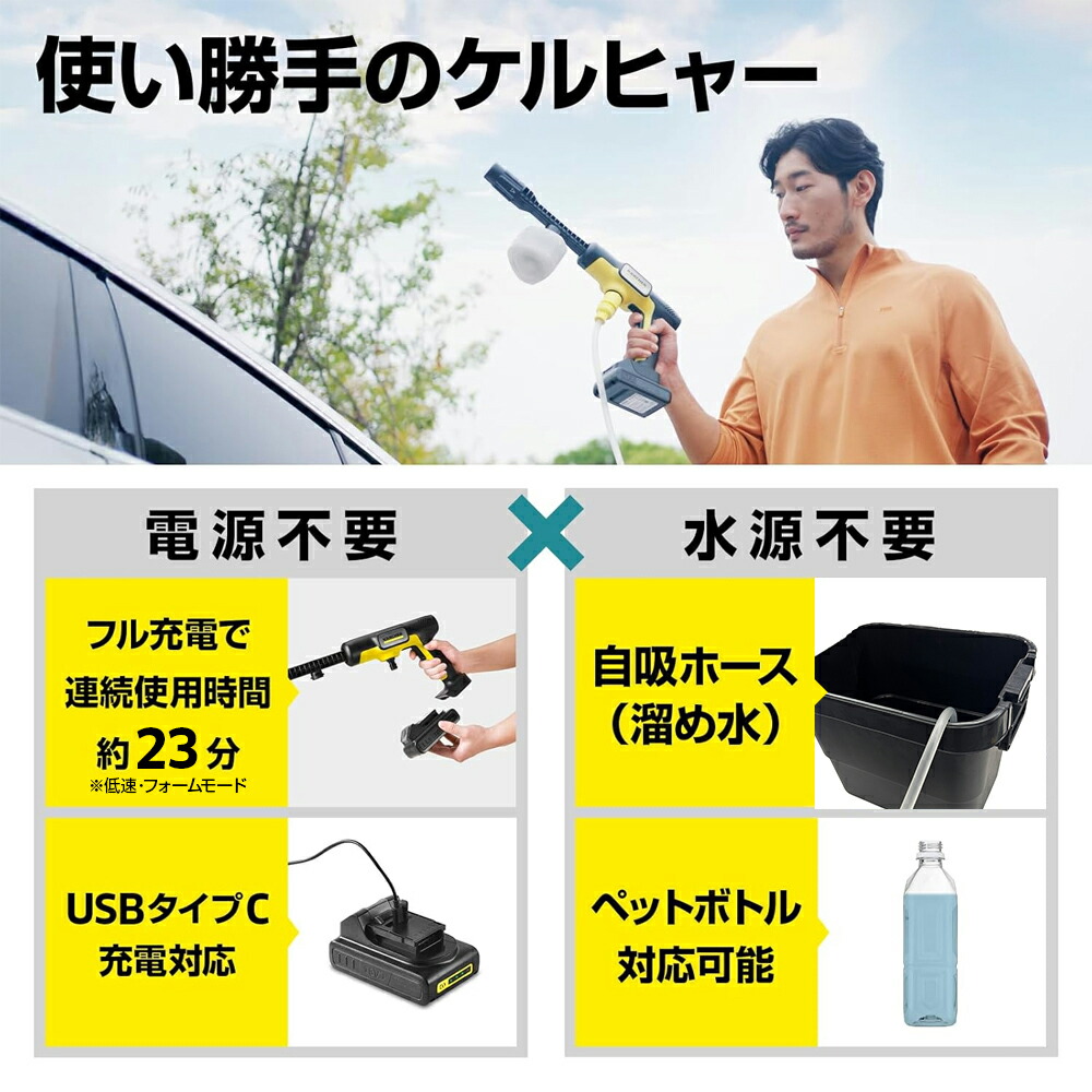 楽天市場】【公式】【話題】モバイル 高圧洗浄機 OC 5 Handy（ハンディ