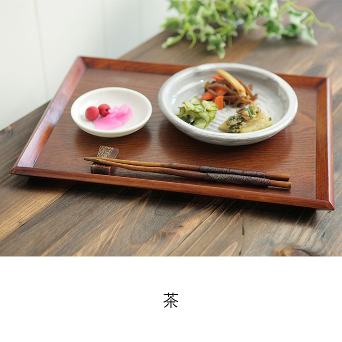 楽天市場】送料無料 トレー 木製 舟型 中 36×27cm 茶 白木 5枚セット