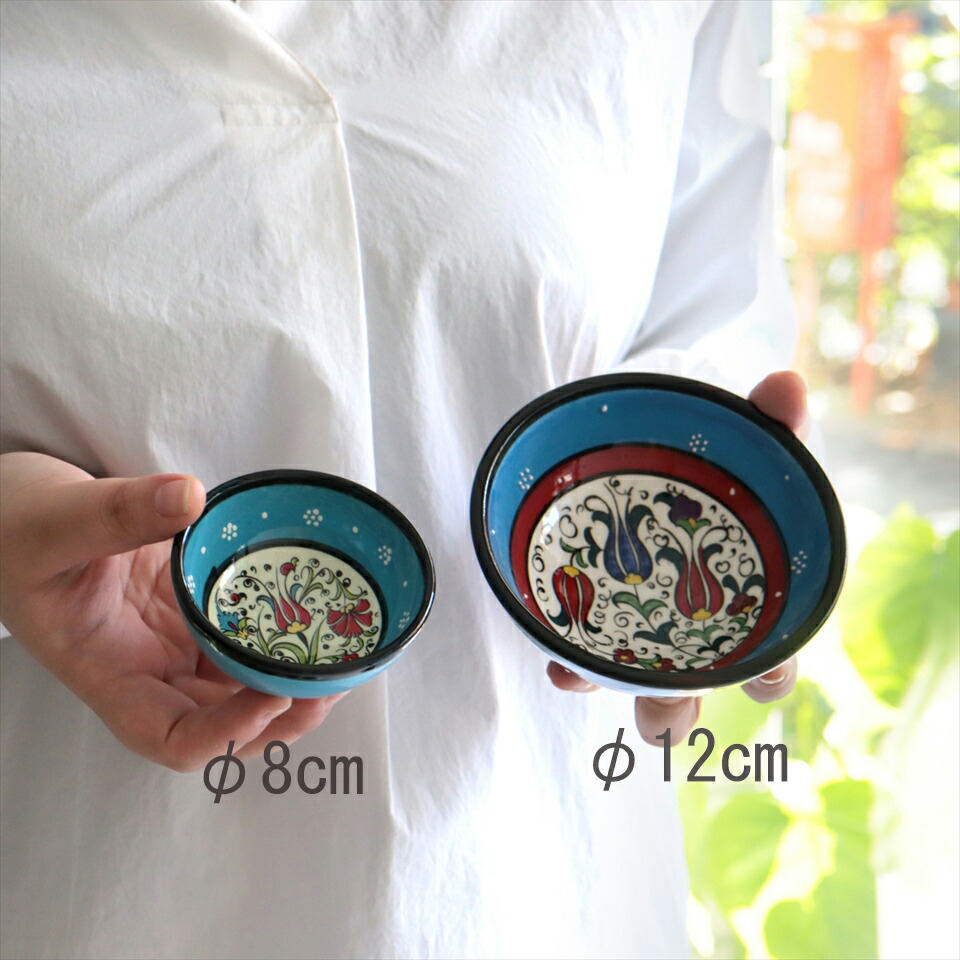 楽天市場】トルコ製 ボウル 小物入れ (キュタフヤ陶器) 8cm グリーン