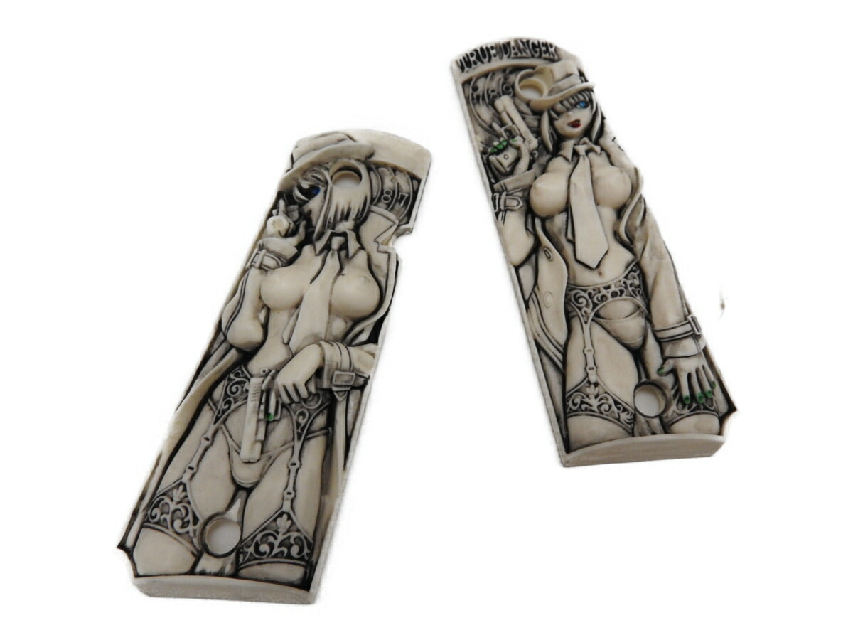 ぐり子さん M1911A1 レジン製 グリップ コルト ガバメント マルイ WA