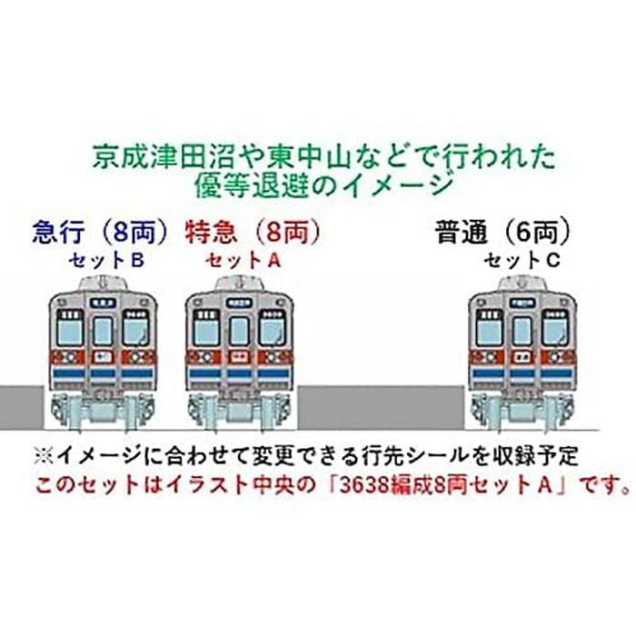 鉄道コレクション 鉄コレ 京成電鉄 3600形 3638編成 8両セット A 鉄道模型