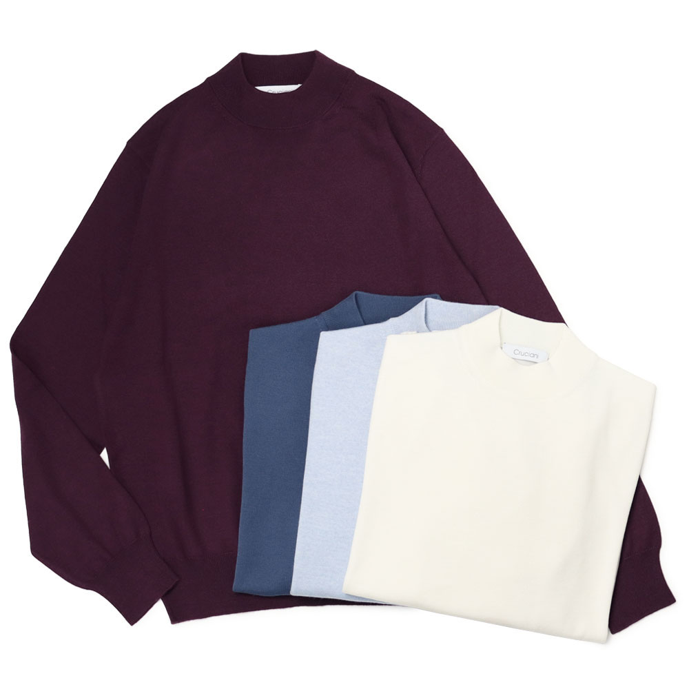 クルチアーニ / Cruciani / モックネック ハイゲージ ニット / 27