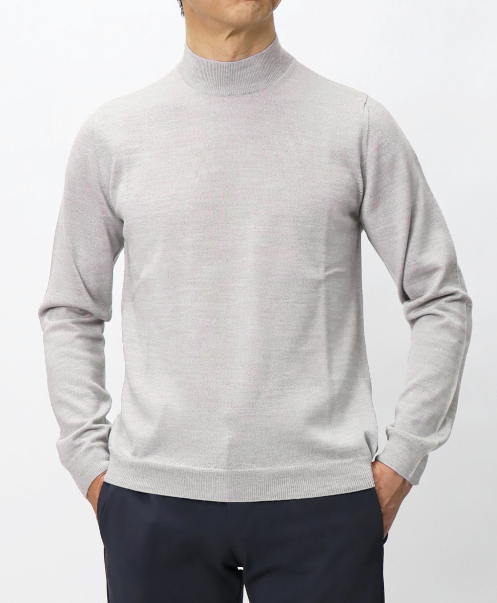 ザノーネ / ZANONE / モックネック ニット / ウール / 12ゲージ 12G