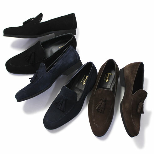 フェランテ / FERRANTE / スエード レザー タッセル ローファー / ARNO